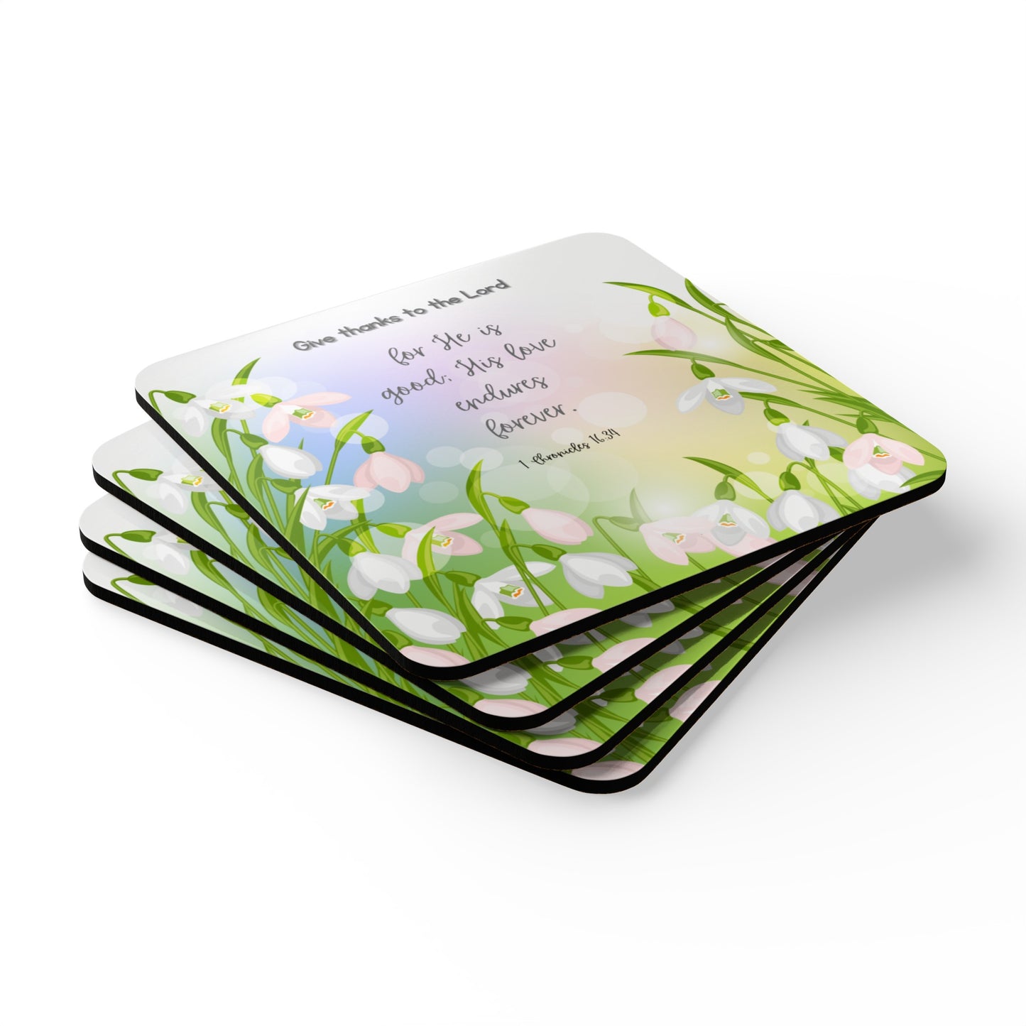 Give Thanks to the Lord Coaster Set