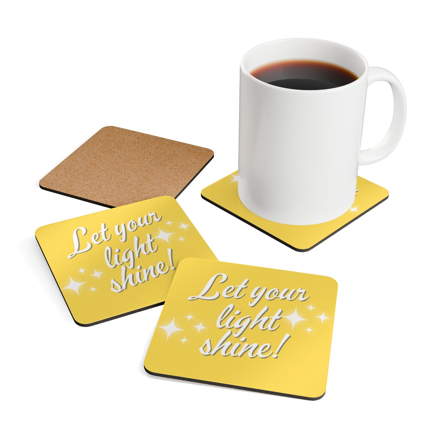 Let Your Light Shine Coaster Set