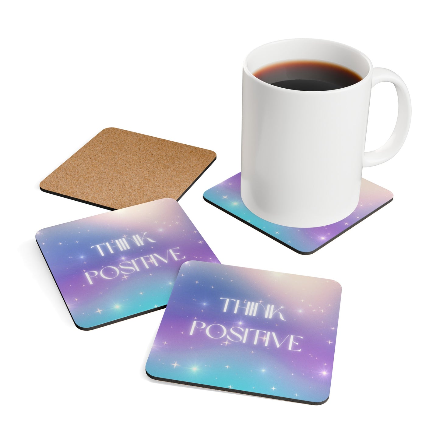 Think Positive Coaster Set