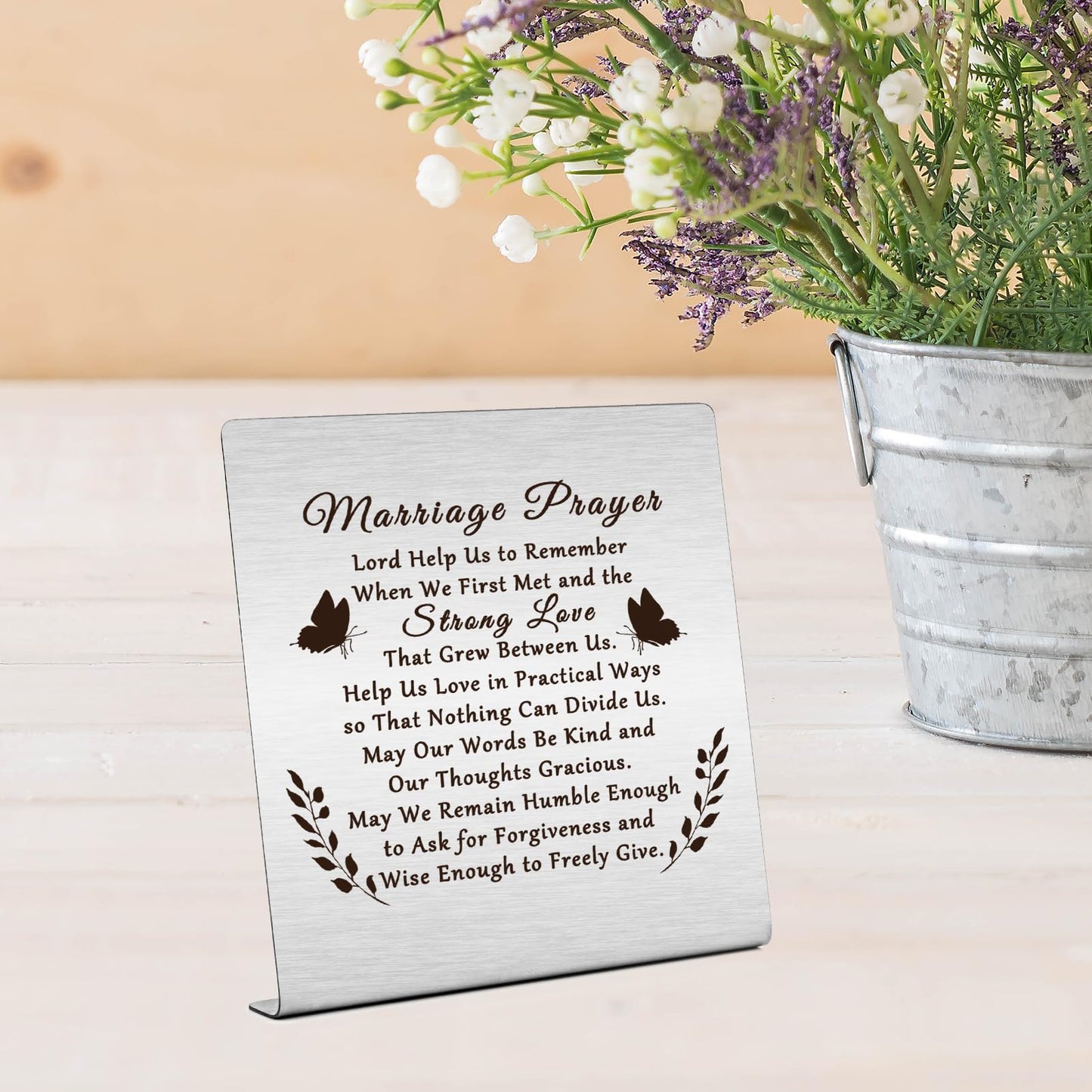Christian Desk Art Plaque