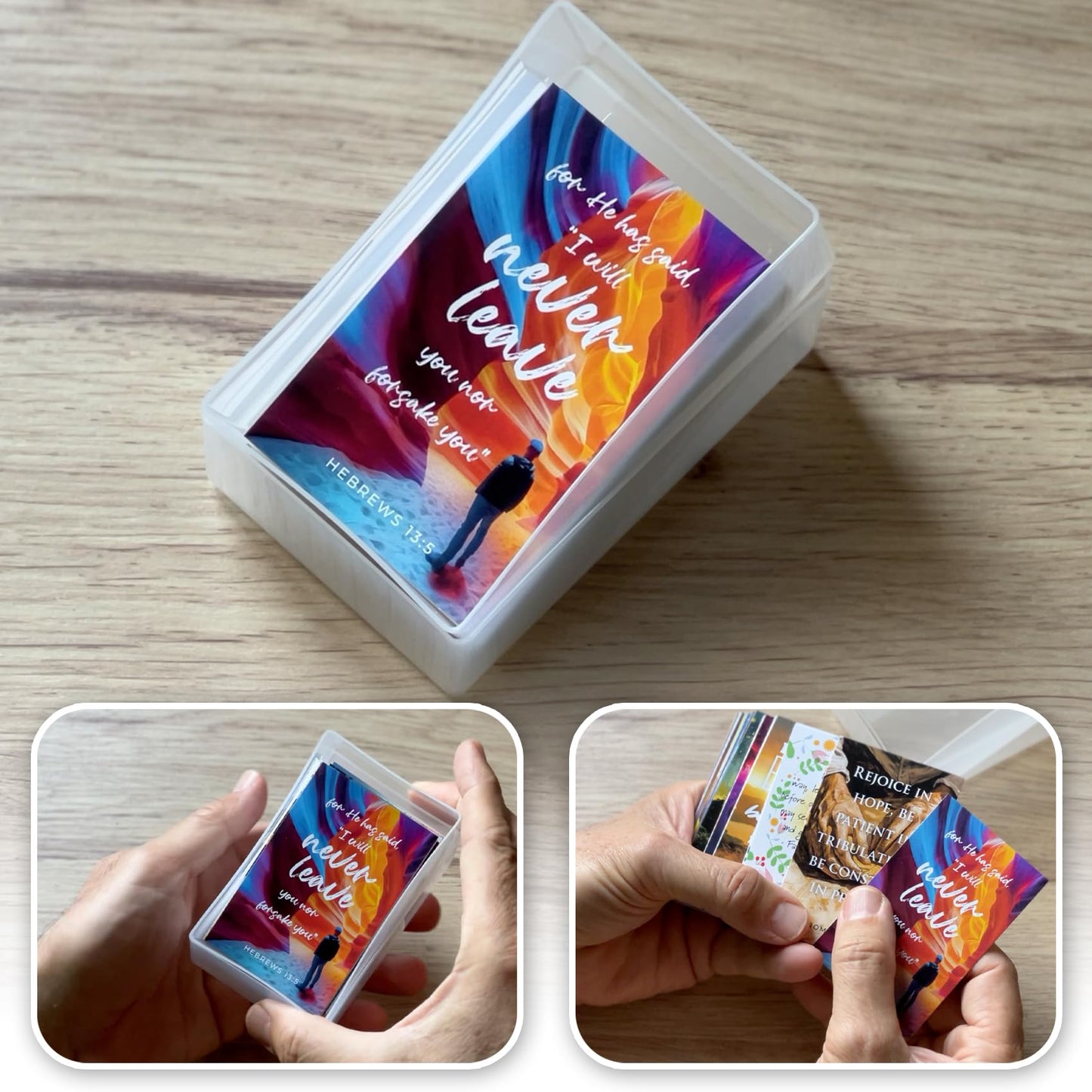 60 Mini Scripture Cards with Assorted Bible Verses