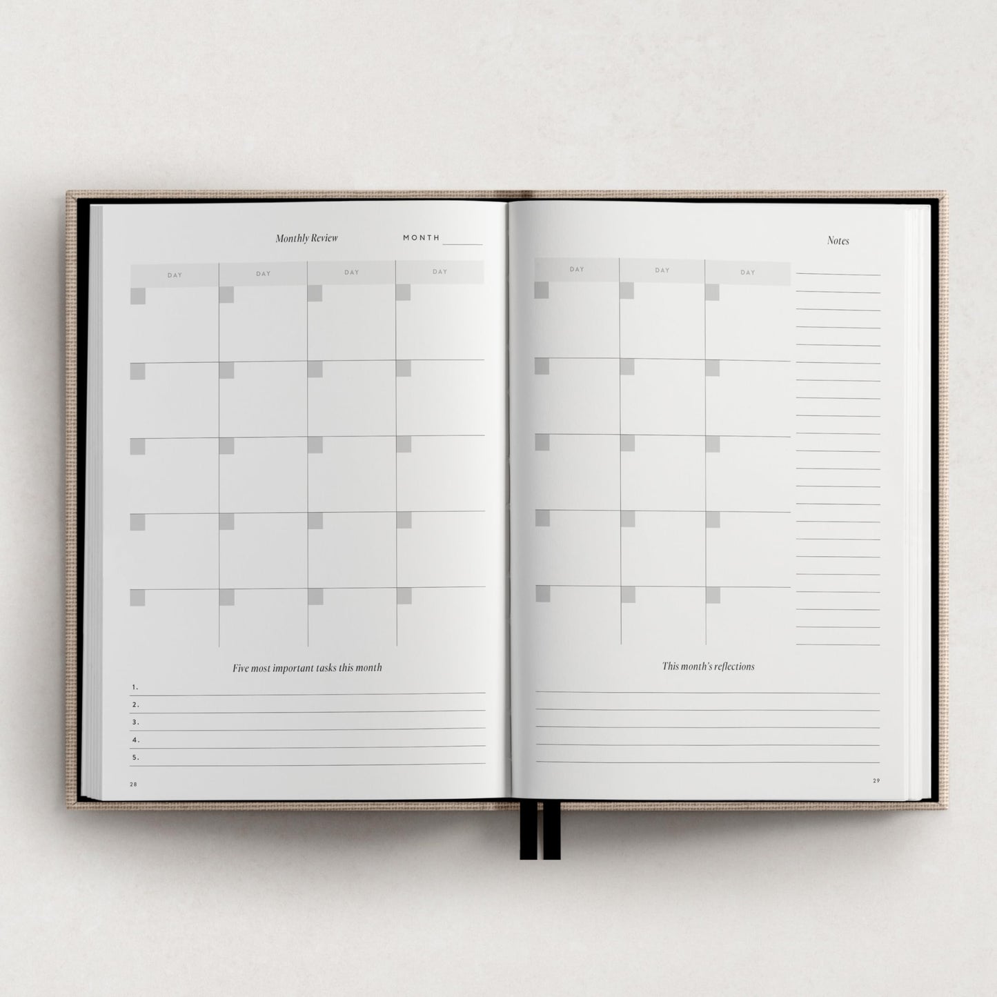 Daily Christian Planner & Goal Setter (Brown PU Leather Hardback)