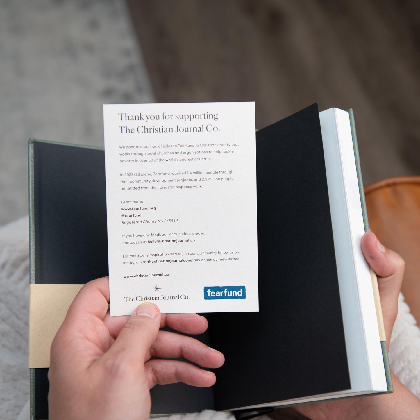 Daily Christian Planner & Goal Setter (Brown PU Leather Hardback)