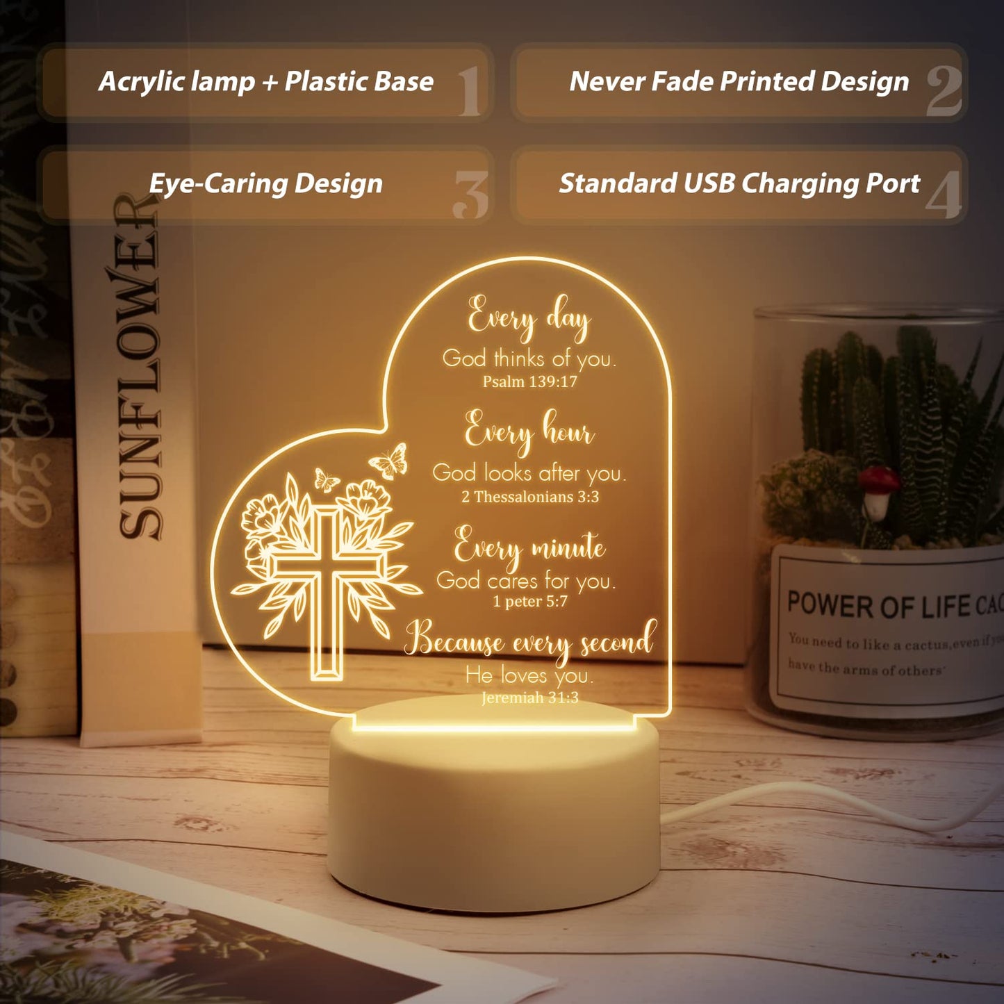 Christian Acrylic Night Light
