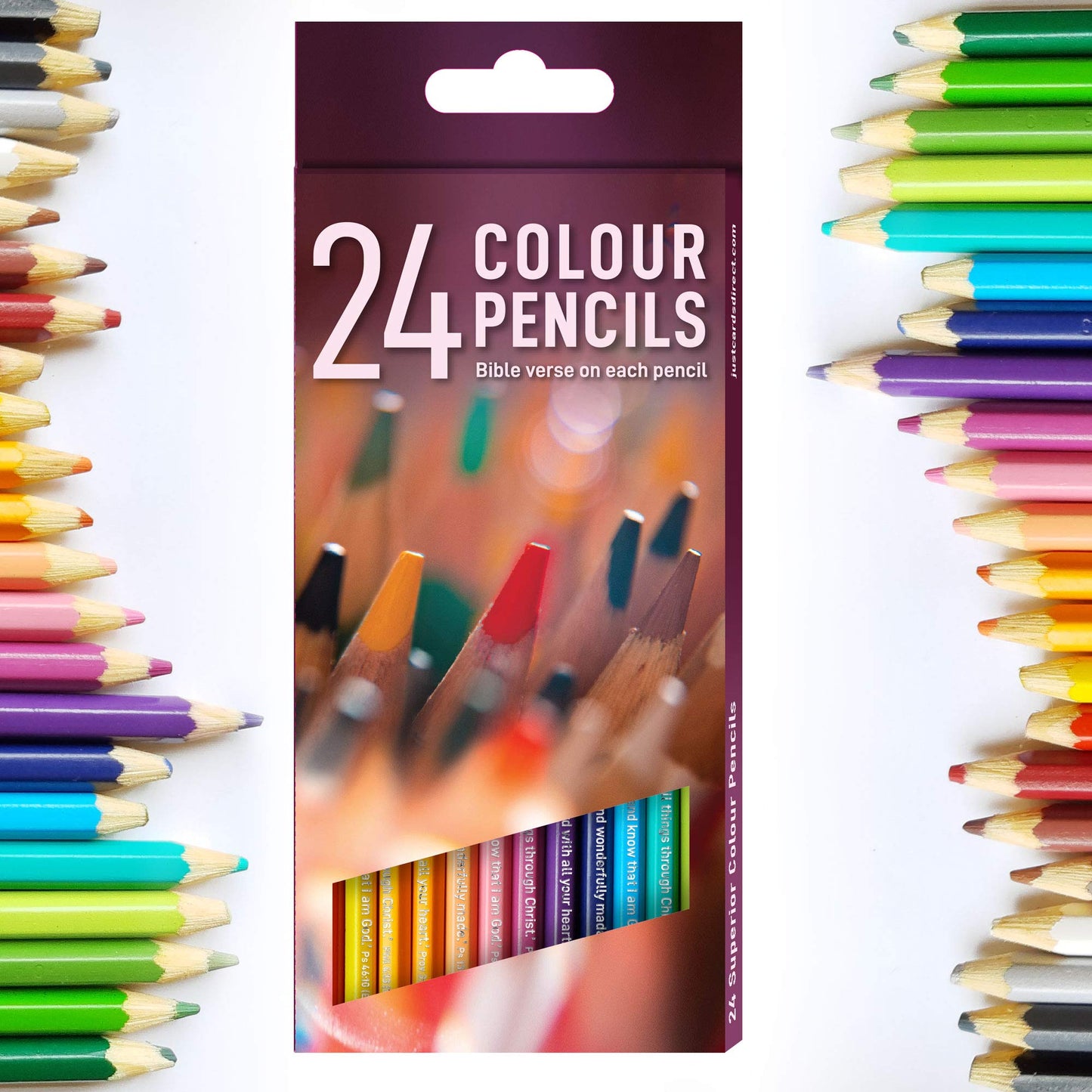 Christian colouring pencils, 24 colours