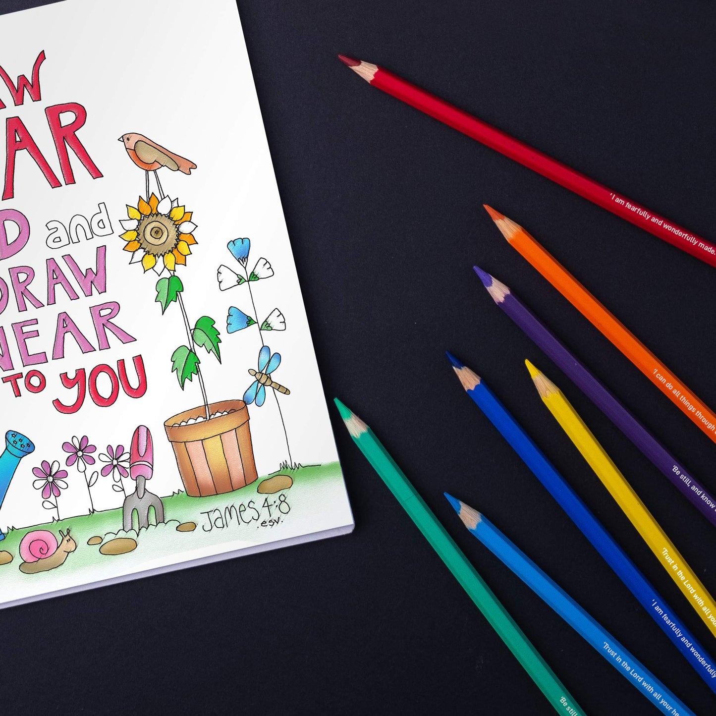 Christian colouring pencils, 24 colours