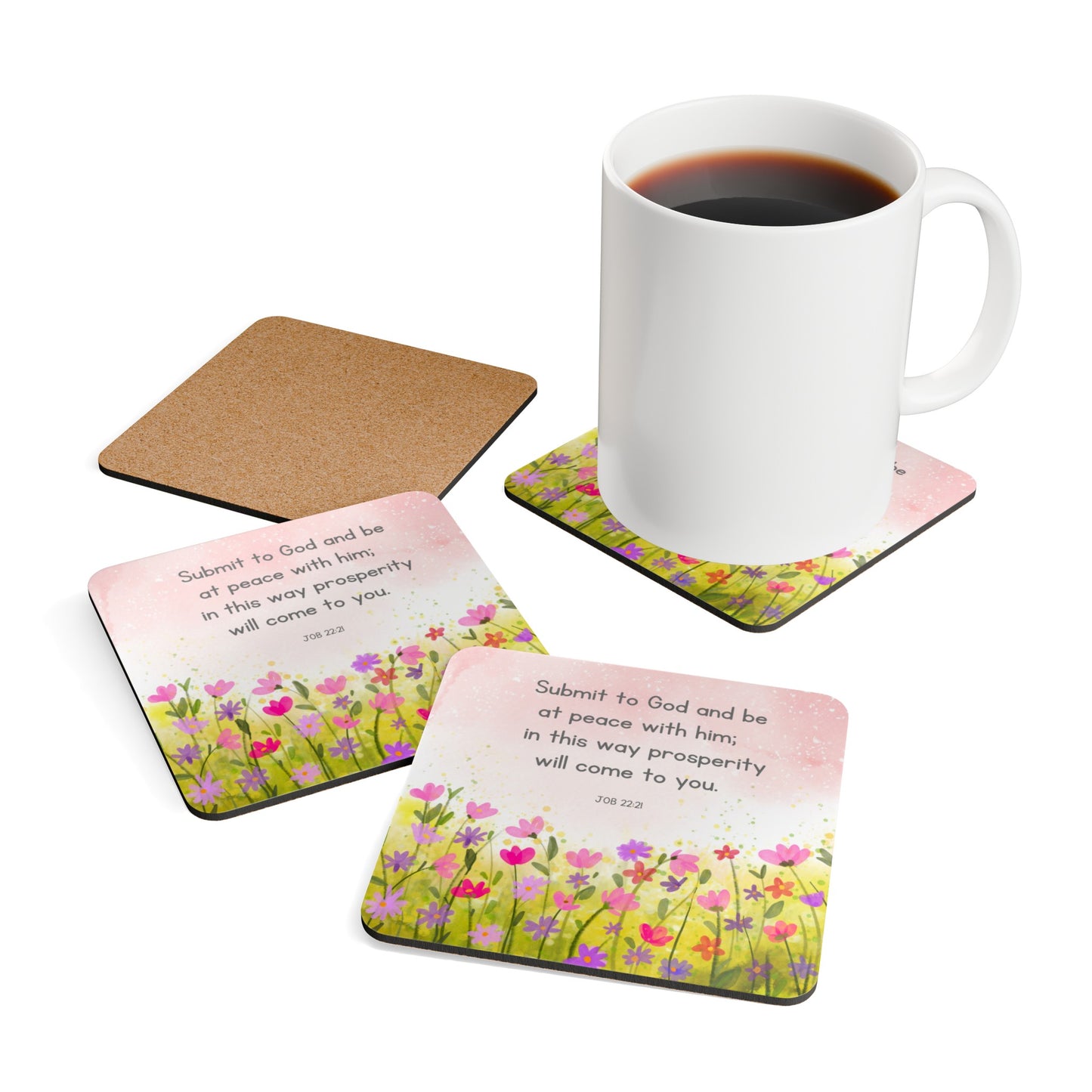 Submit to God Coaster Set
