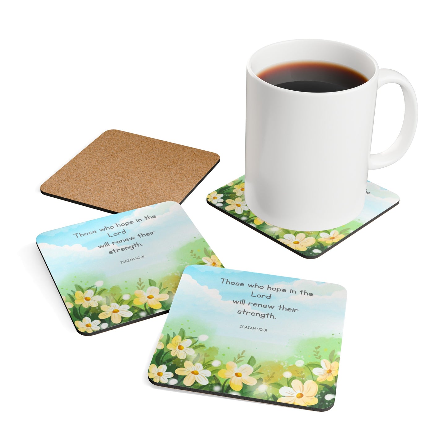 Hope in the Lord Coaster Set