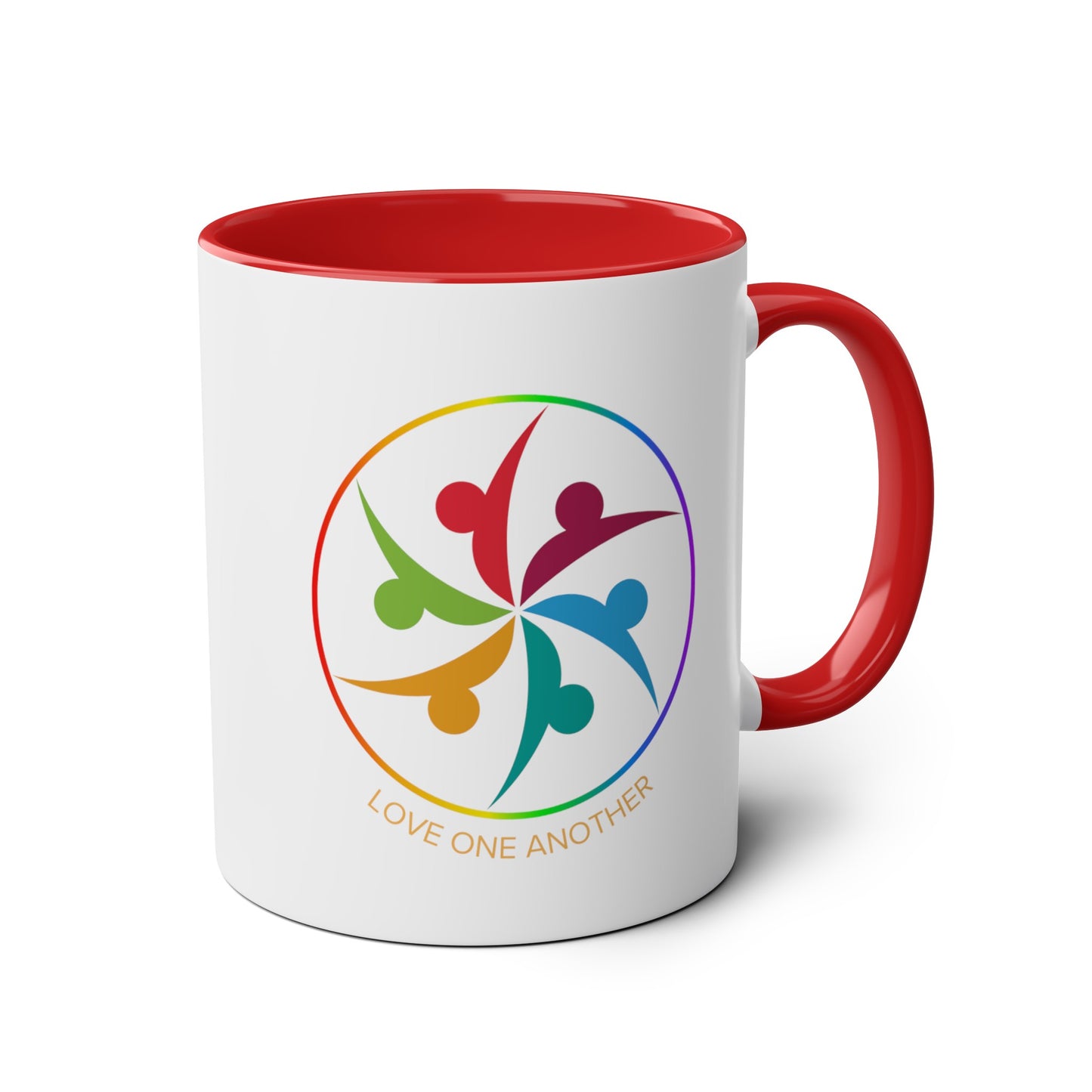 Love One Another Two-Tone Mug