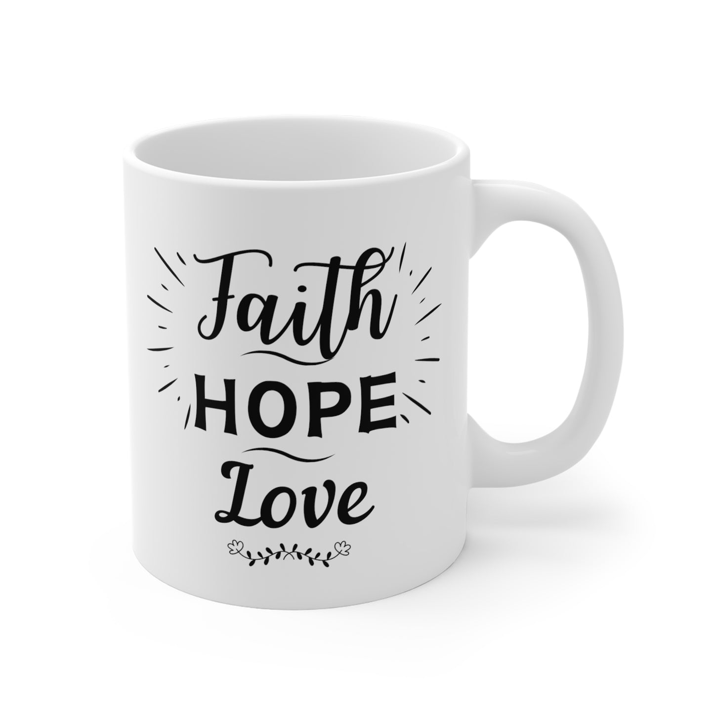 Faith Hope Love Mug