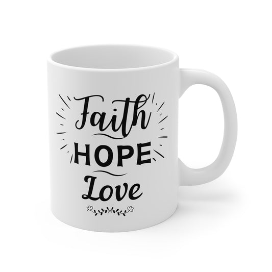 Faith Hope Love Mug