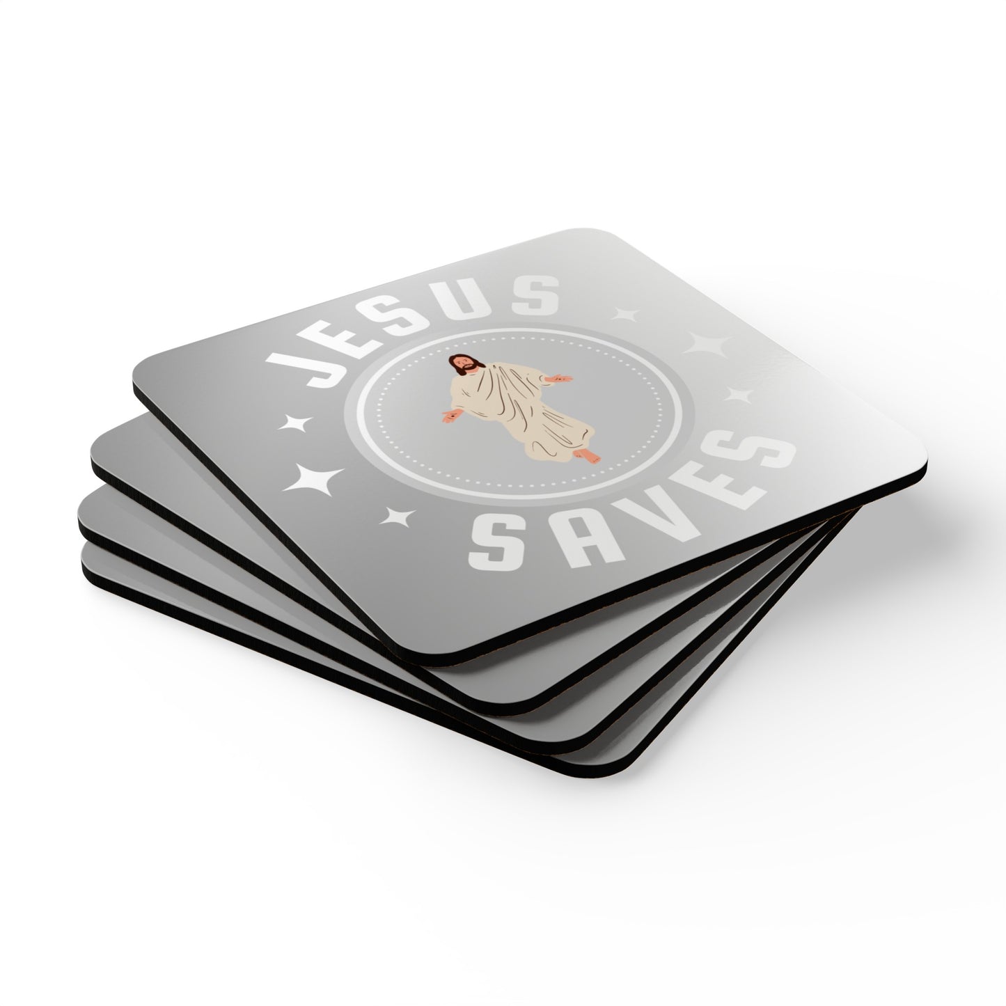 Jesus Saves Coaster Set
