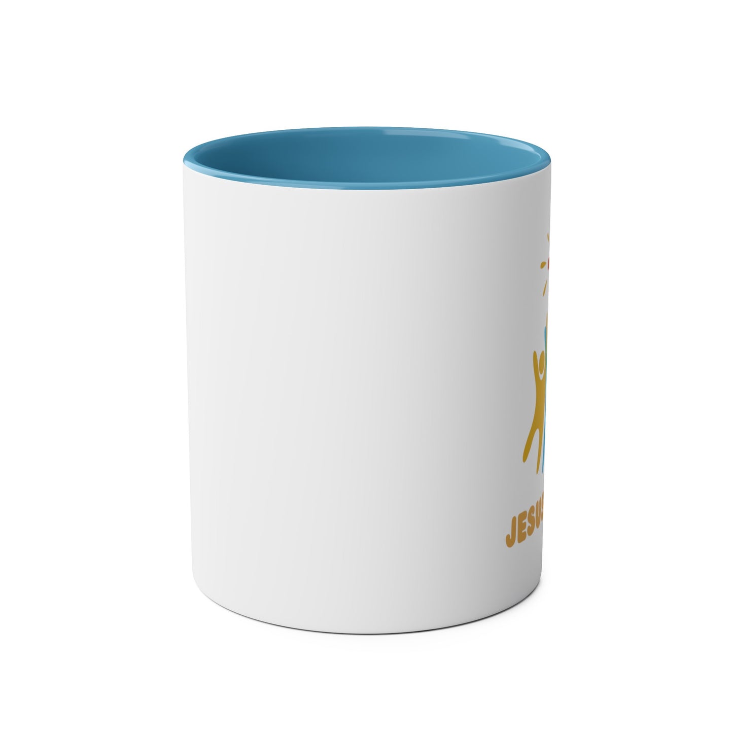 Jesus Saves Two-Tone Mug