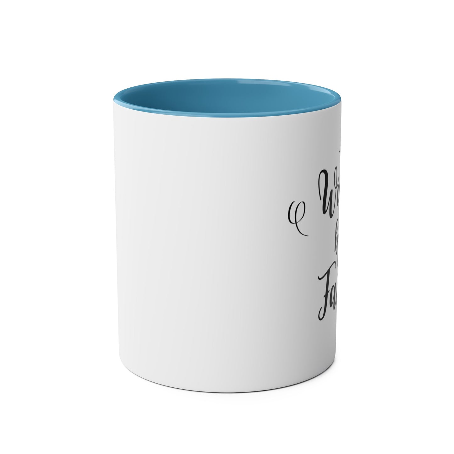 Walk By Faith Two-Tone Mug