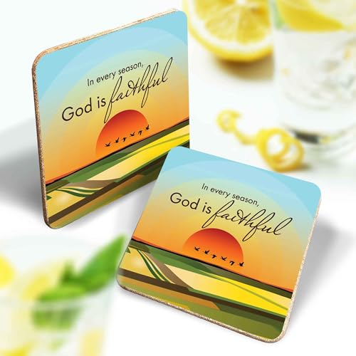 Christian coasters, set of 12