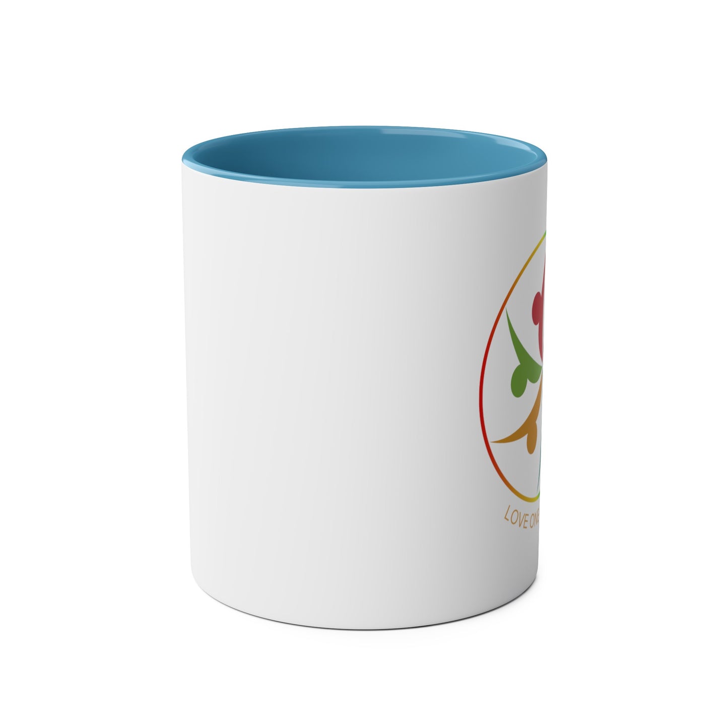 Love One Another Two-Tone Mug