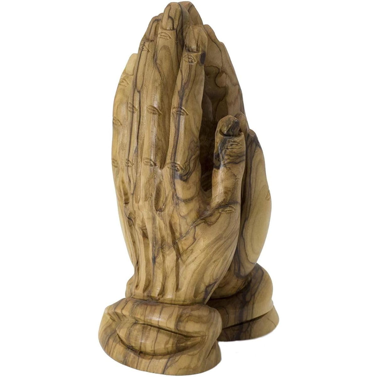 Jerusalem Praying Hands Made in Olivewood 15cm