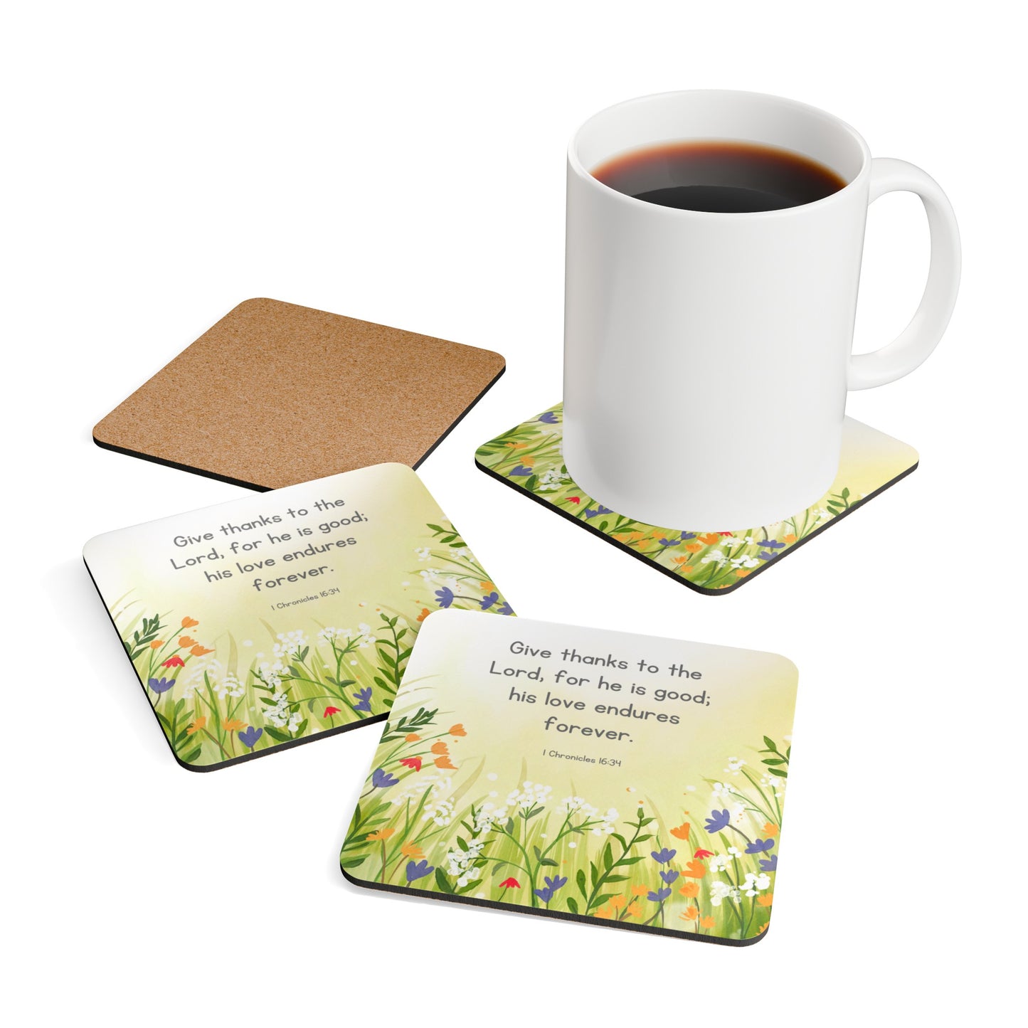 Give Thanks Coaster Set
