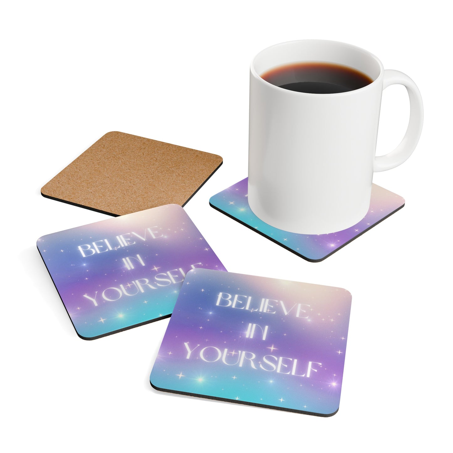 Believe in Yourself Coaster Set