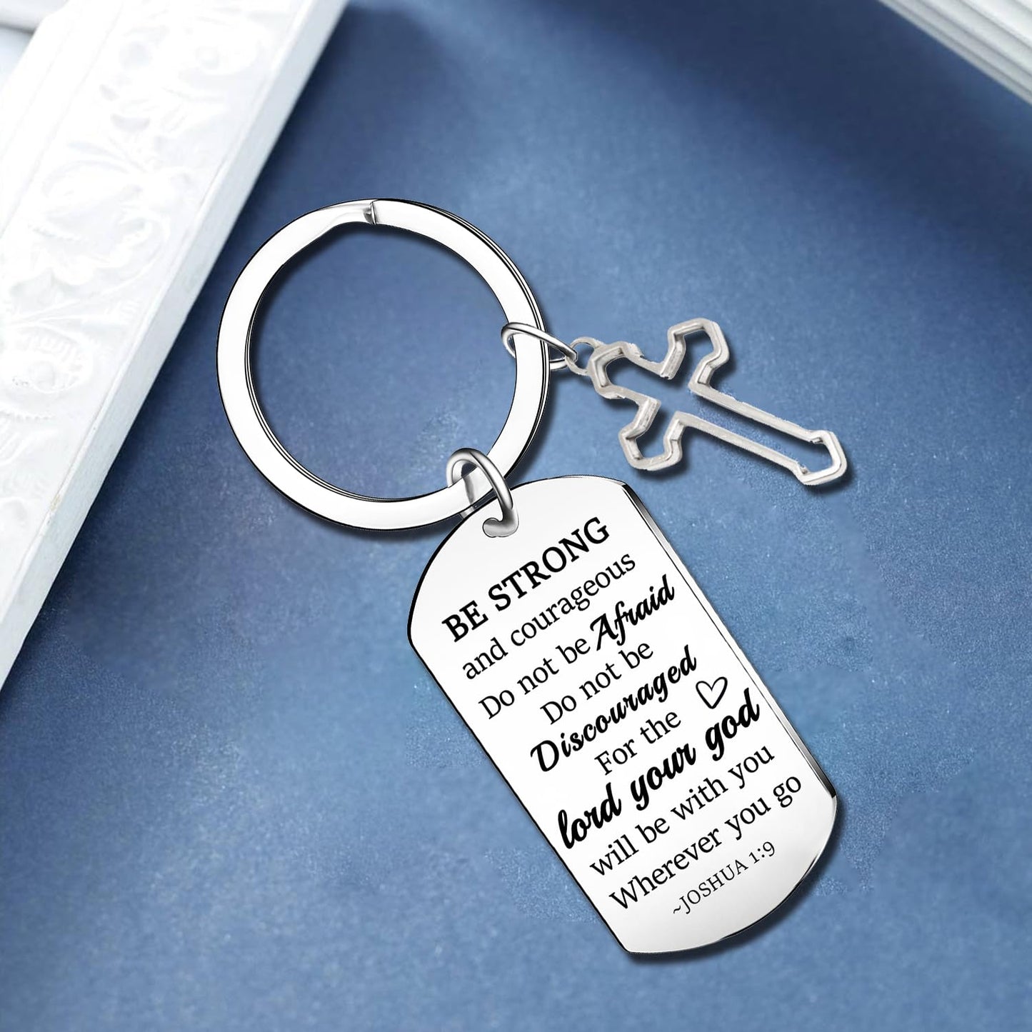 Christian Bible Verse Keyring