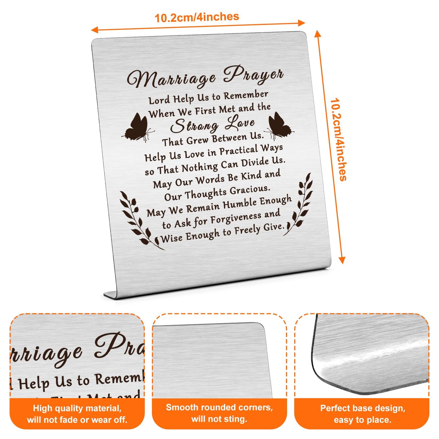Christian Desk Art Plaque