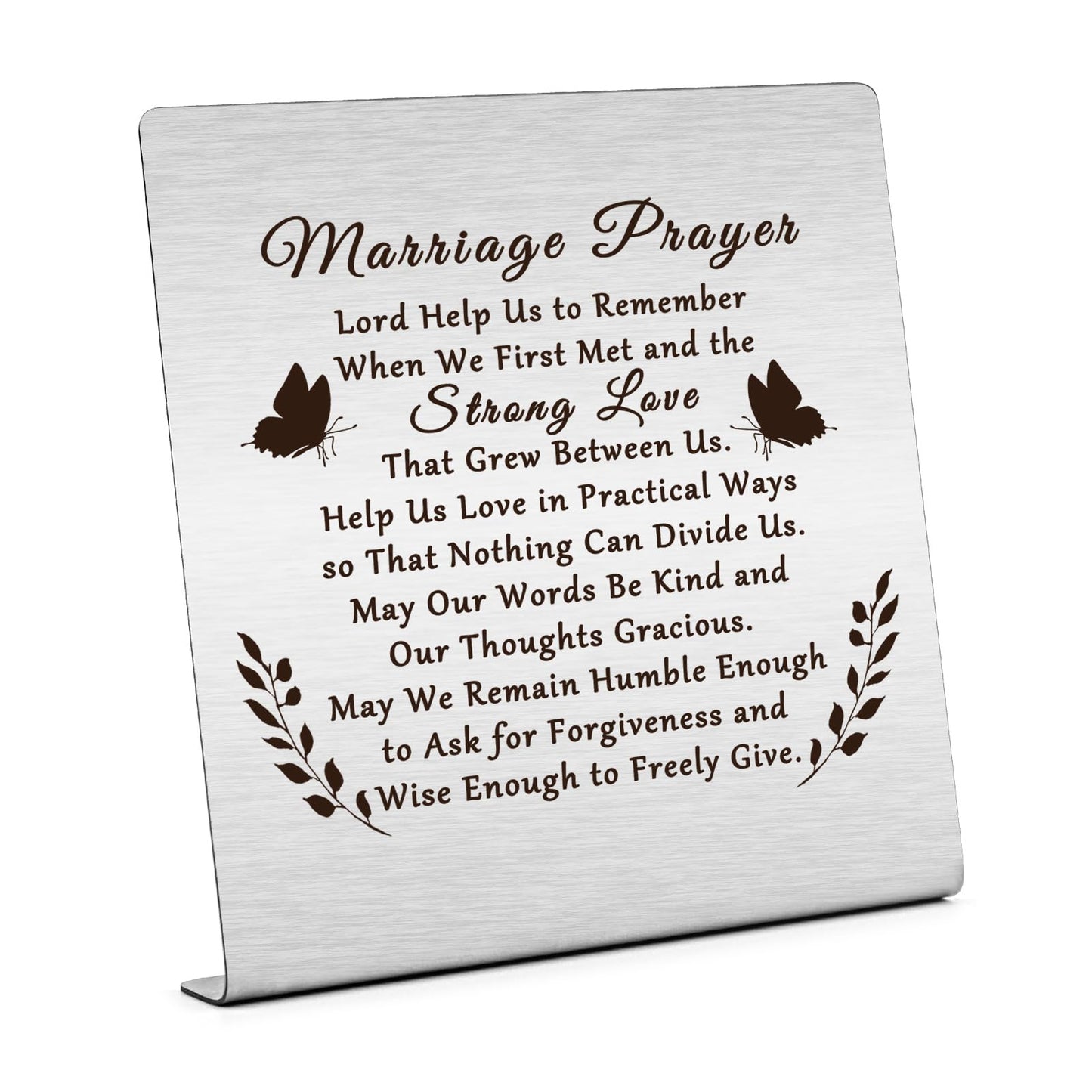 Christian Desk Art Plaque