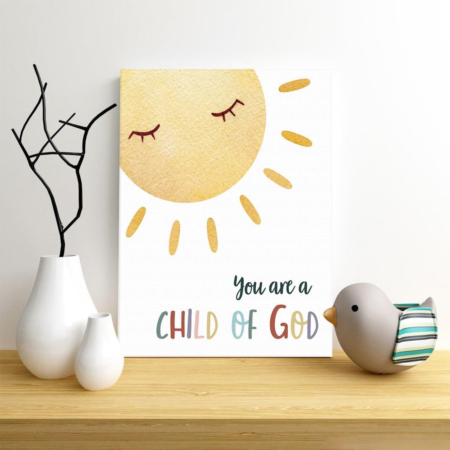 Kids Bible Verses Wall Art, Set of 6 (8’’X10’’)