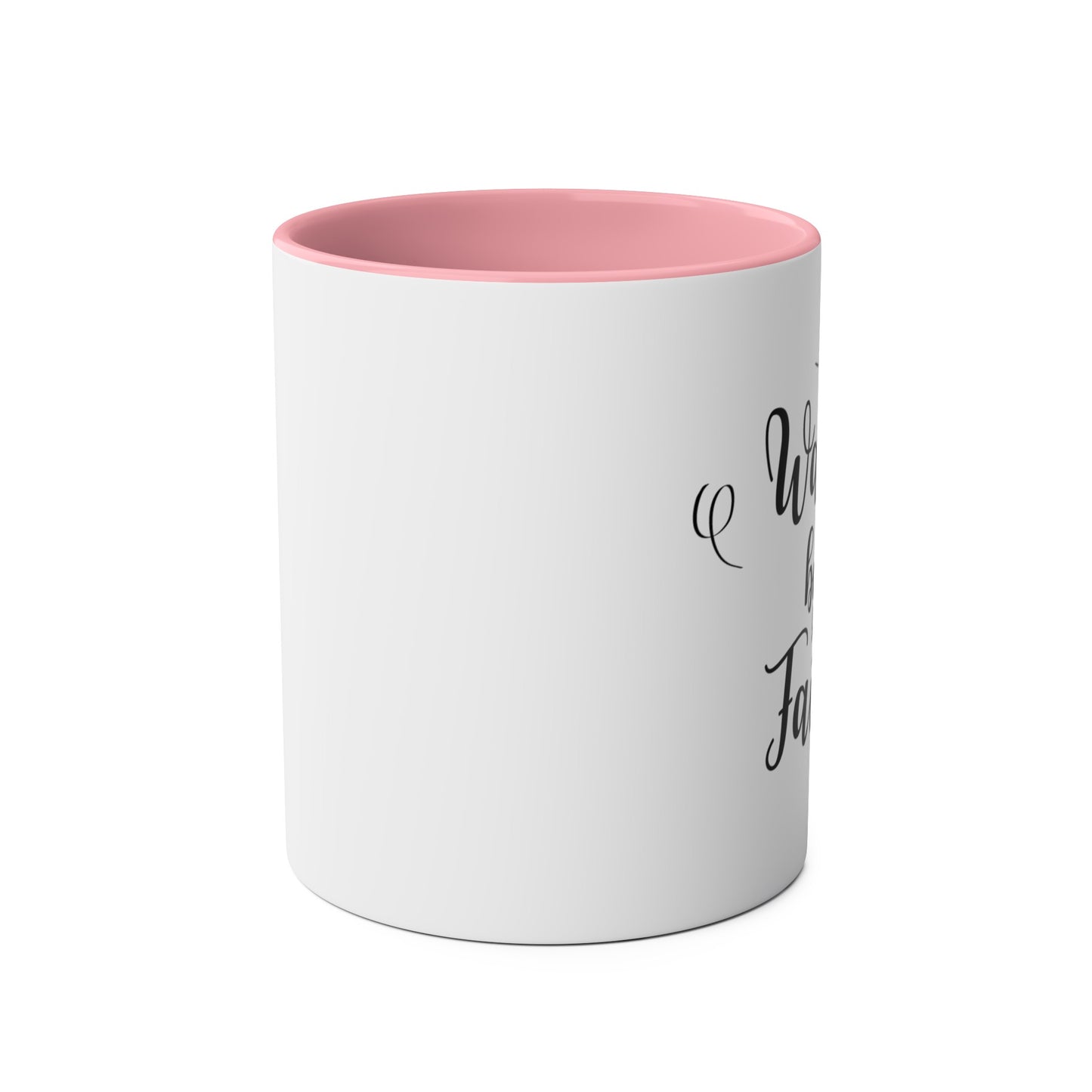 Walk By Faith Two-Tone Mug