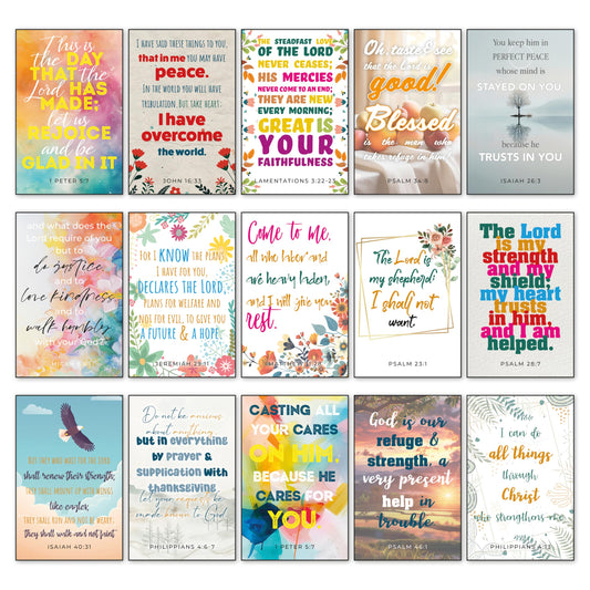 60 Mini Scripture Cards with Assorted Bible Verses